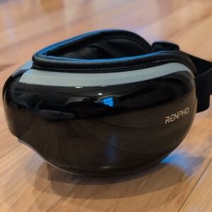 Renpho Black Eye Massager With Heat, Vibration, Music